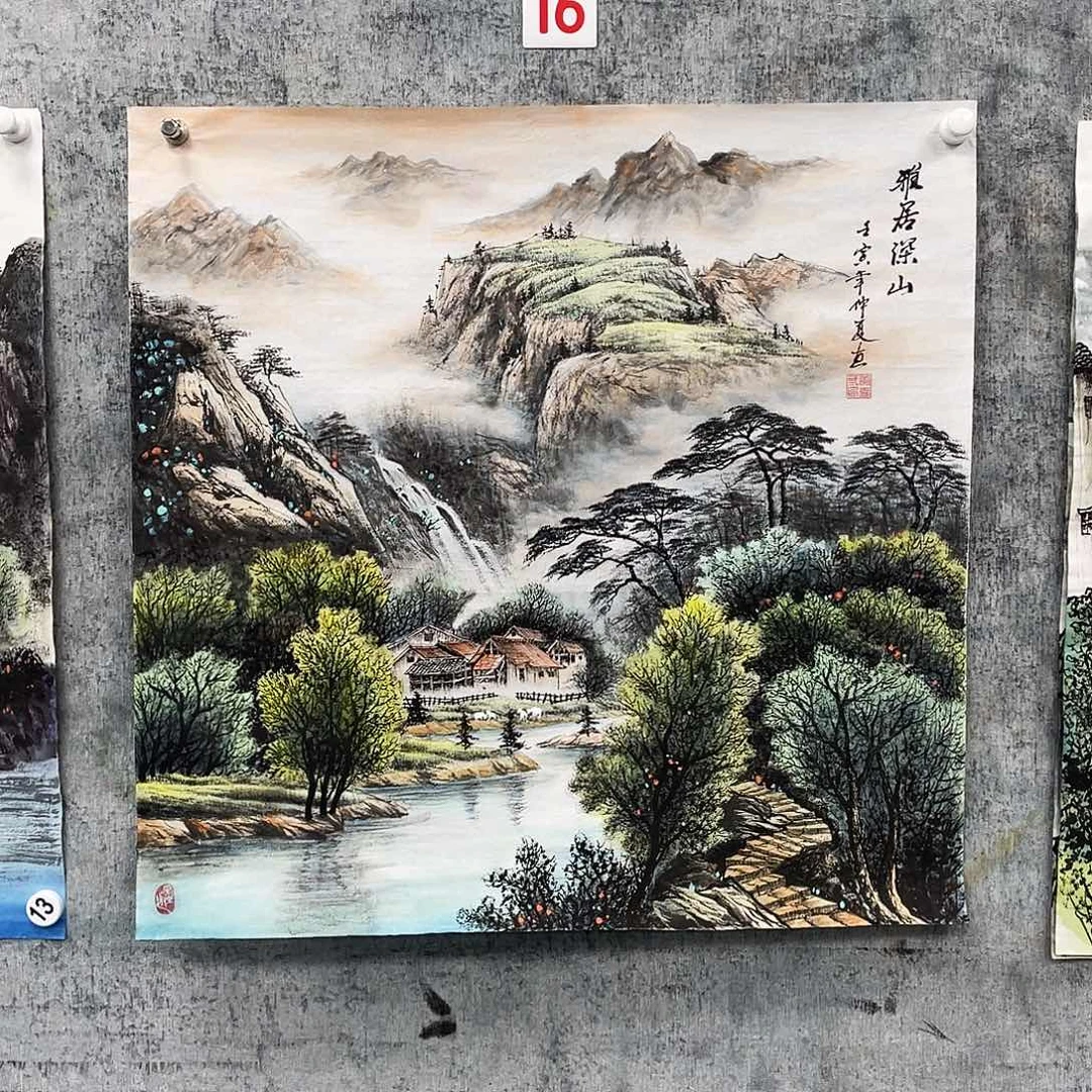 新***媒绘画绘画作品黄喜三画芯