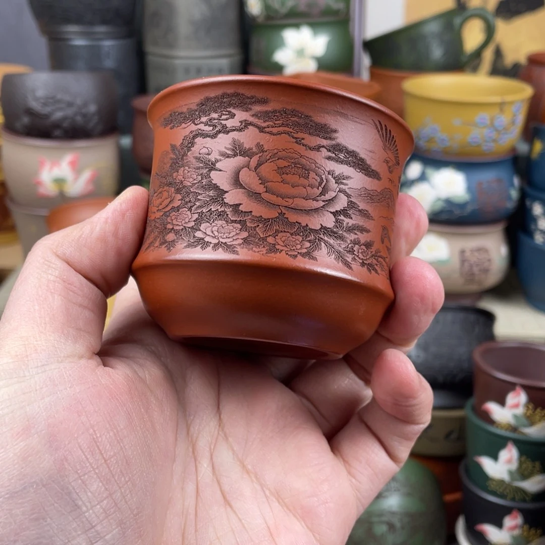 紫砂茶杯紫砂茶杯