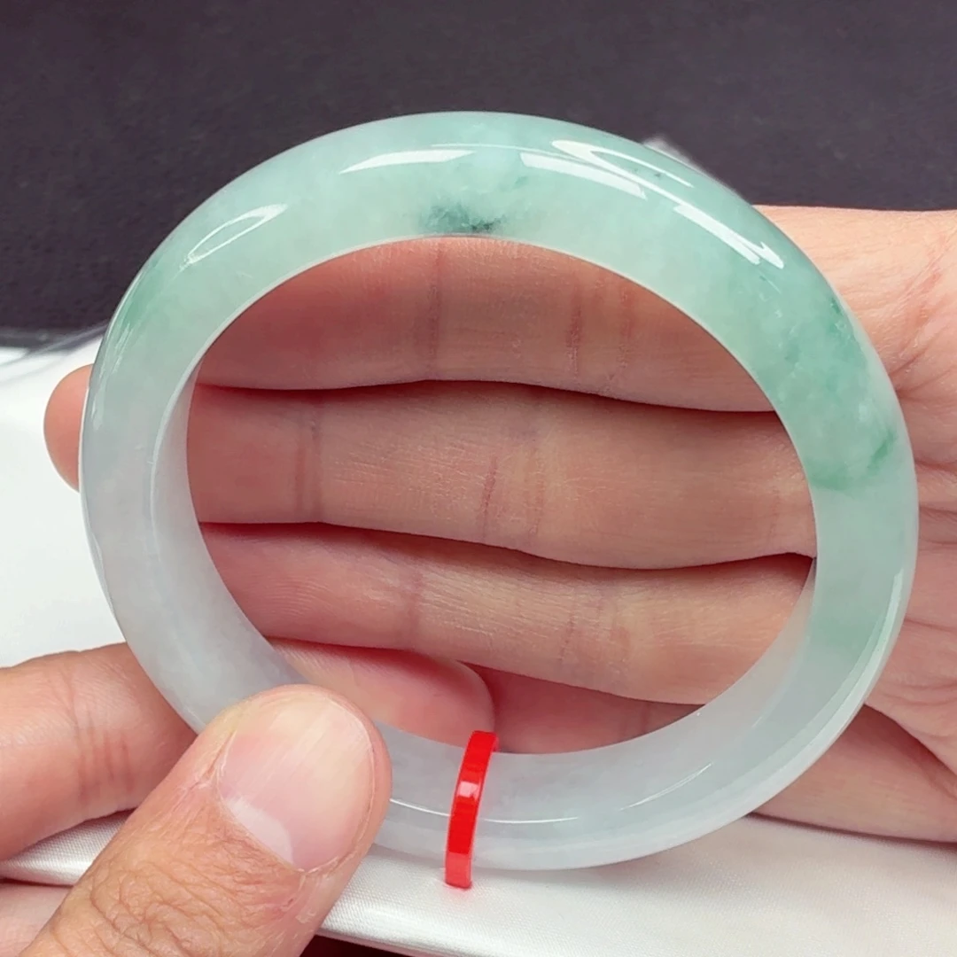 翡翠未镶嵌手镯58.6圈口