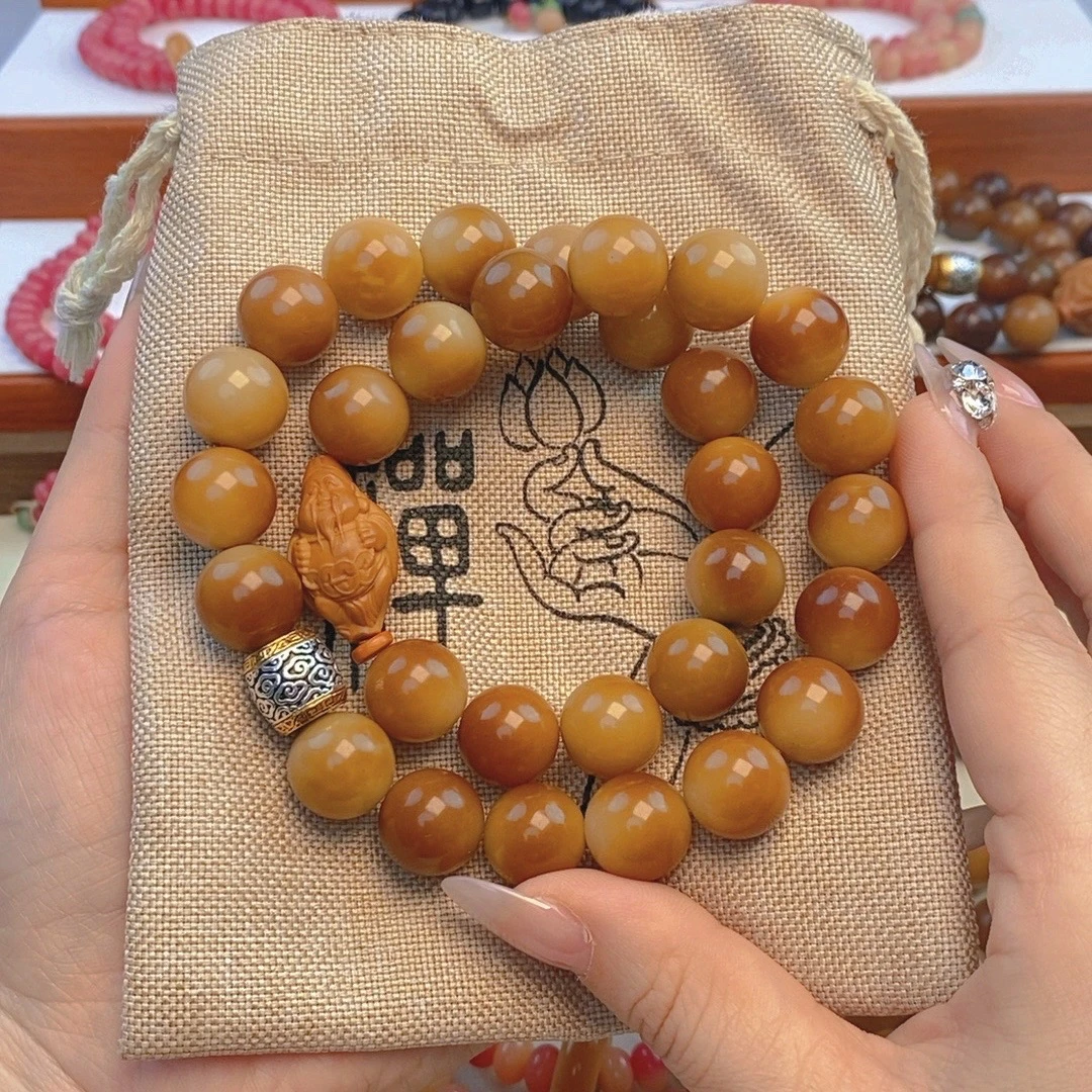 到手2条 财爷菩提双圈 送 （溏心老料双圈）