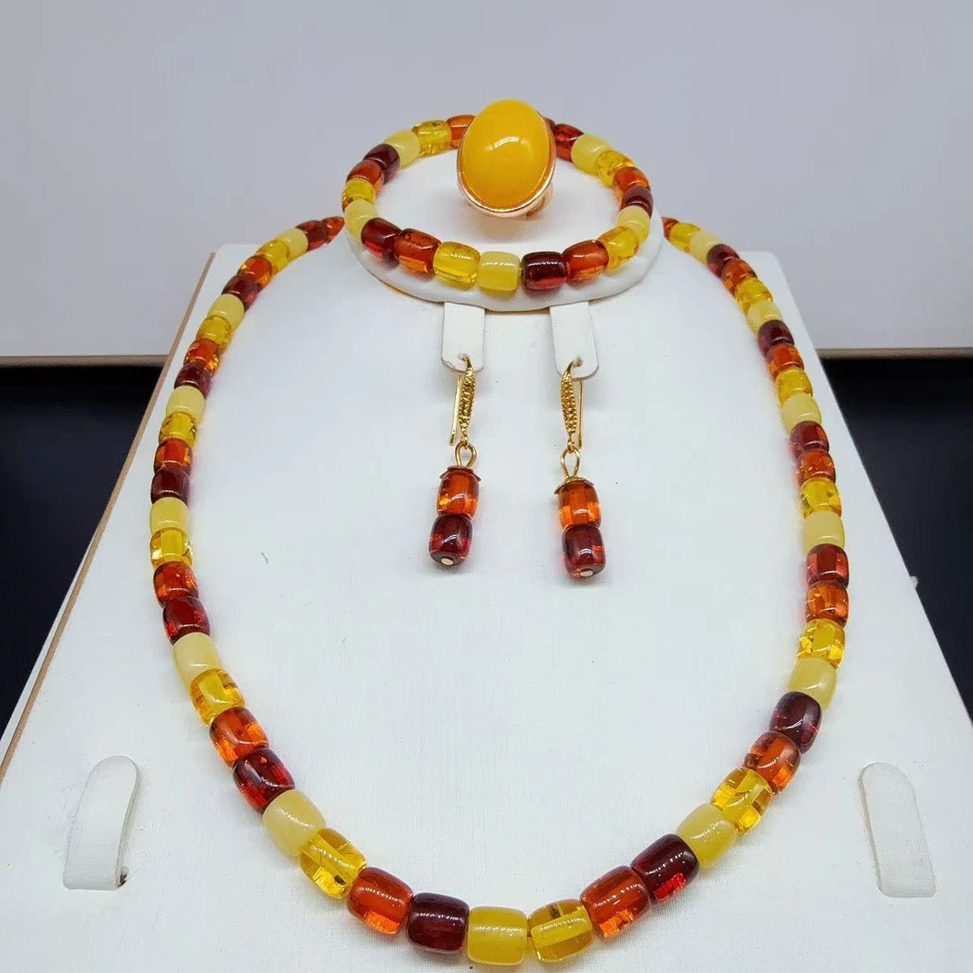 铜合金树脂项链 民族风亚克力气质休闲项闲 كەھرىۋا پاسۇن 07018