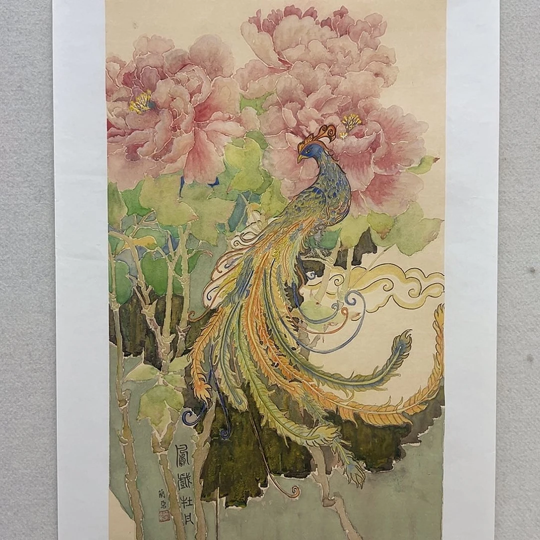 书法兰朵国画作品
