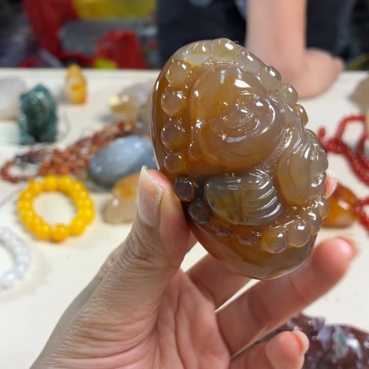 玛瑙/玉髓未镶嵌吊坠(不含链)