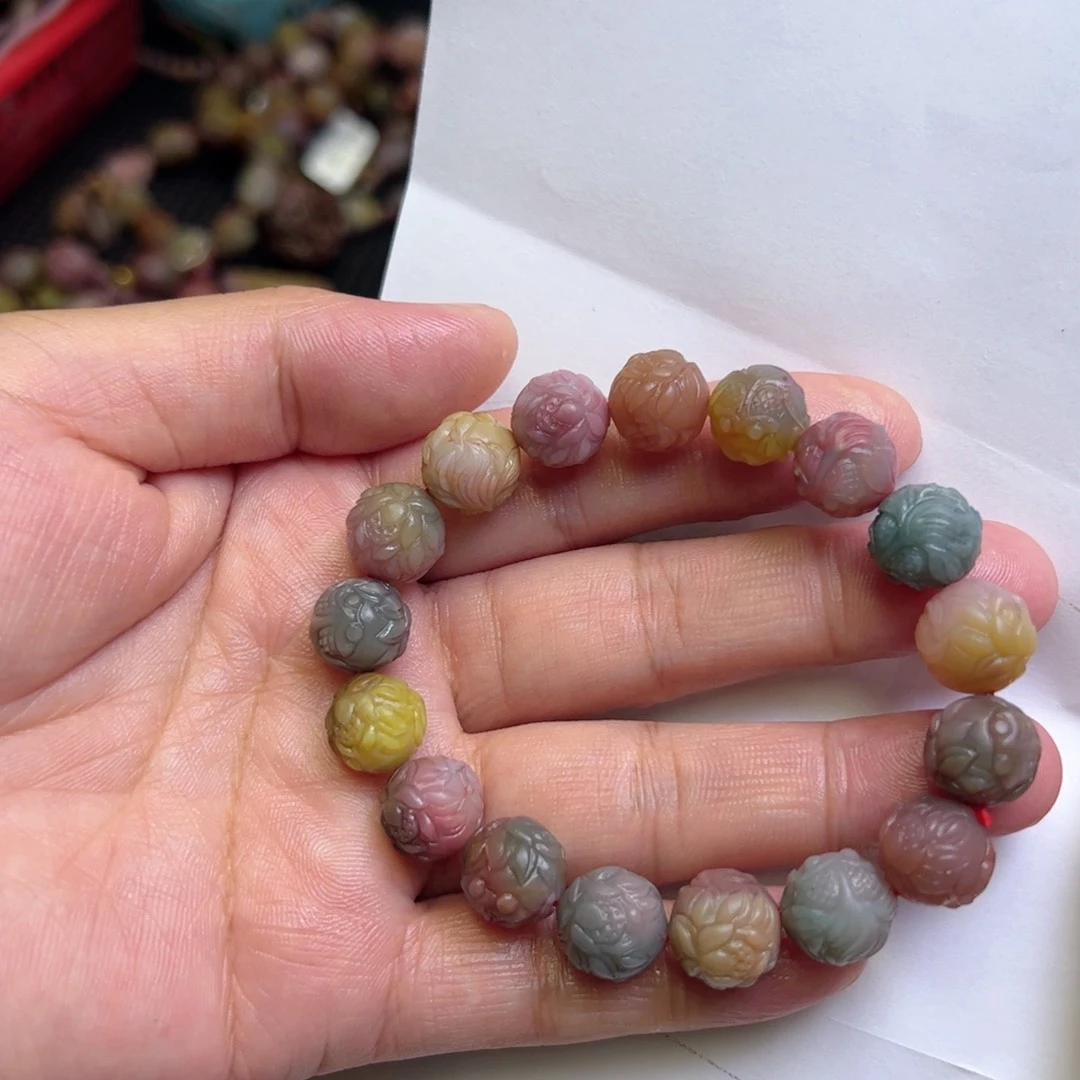 z***浪玛瑙/玉髓手串未镶嵌