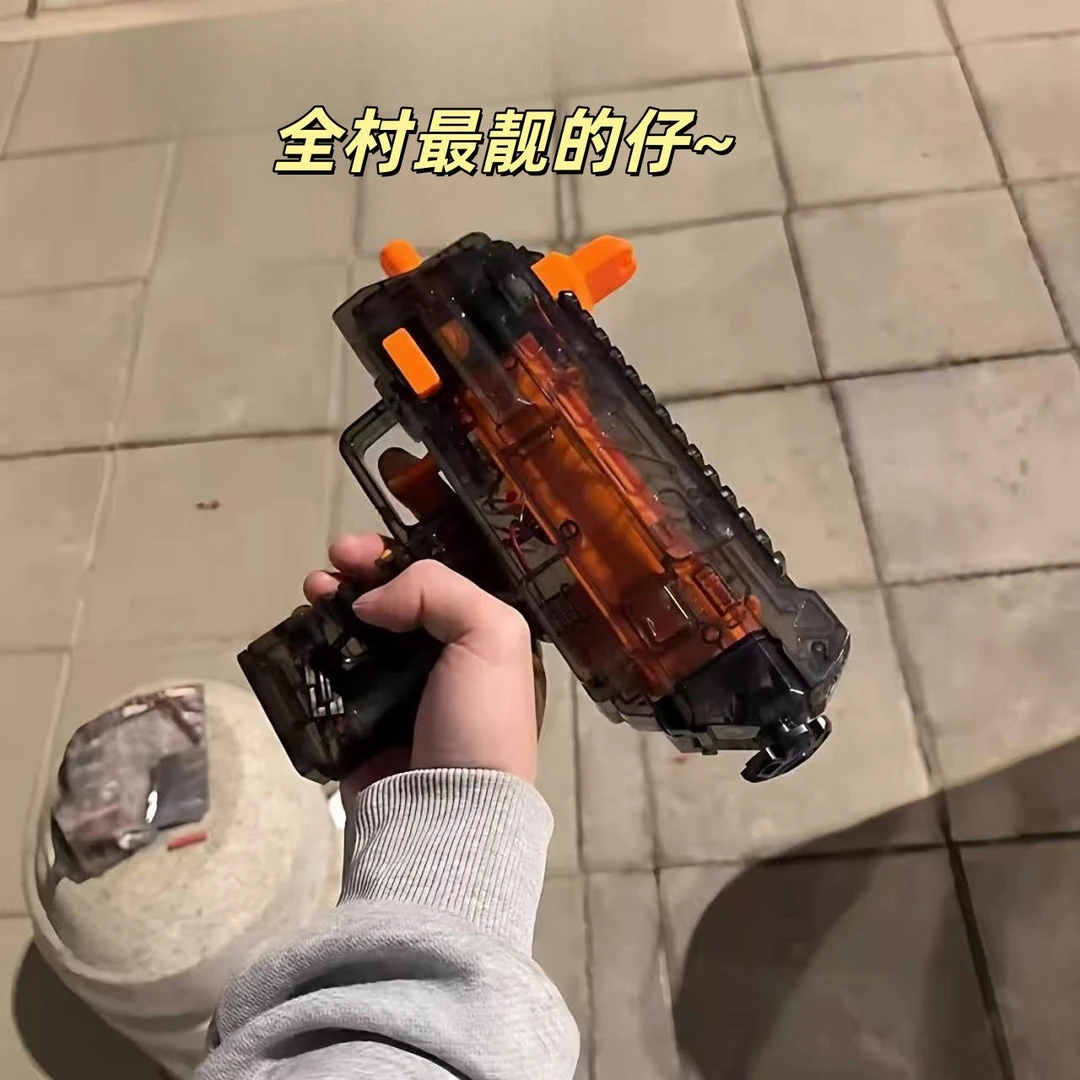 【新年礼物】MP7冲锋软弹连发玩具枪可放置带来童年乐趣影视周边