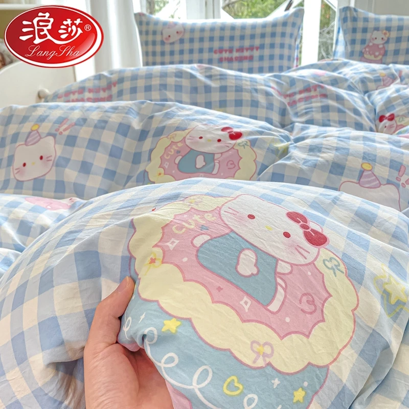 双层纱被套超柔2025新款非全棉纯棉公主风被罩单人四季通用宿舍