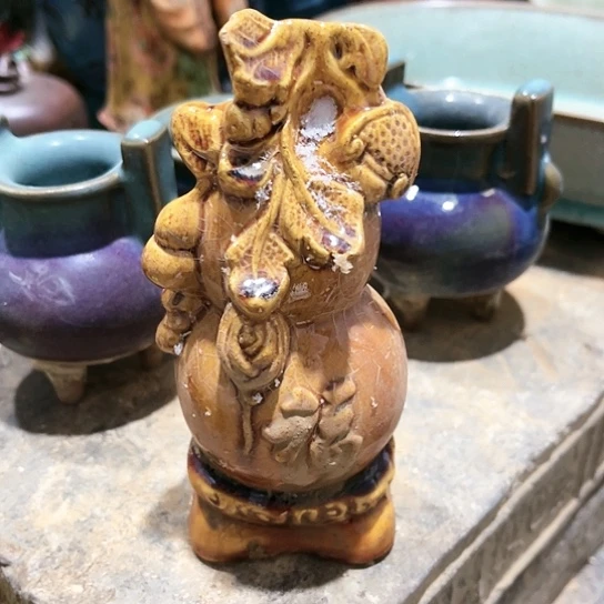 瓦当摆件摆件茶茶包陶瓷