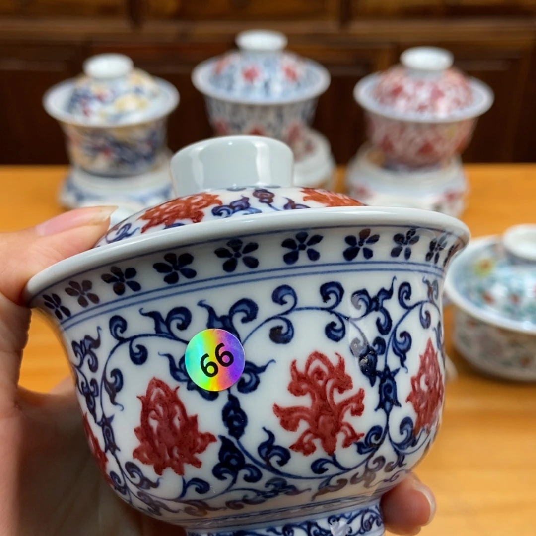 手绘现代茶具非古董