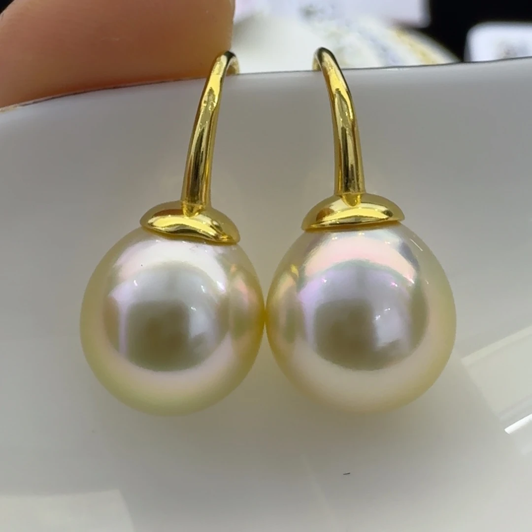 海水珍珠未镶嵌耳饰