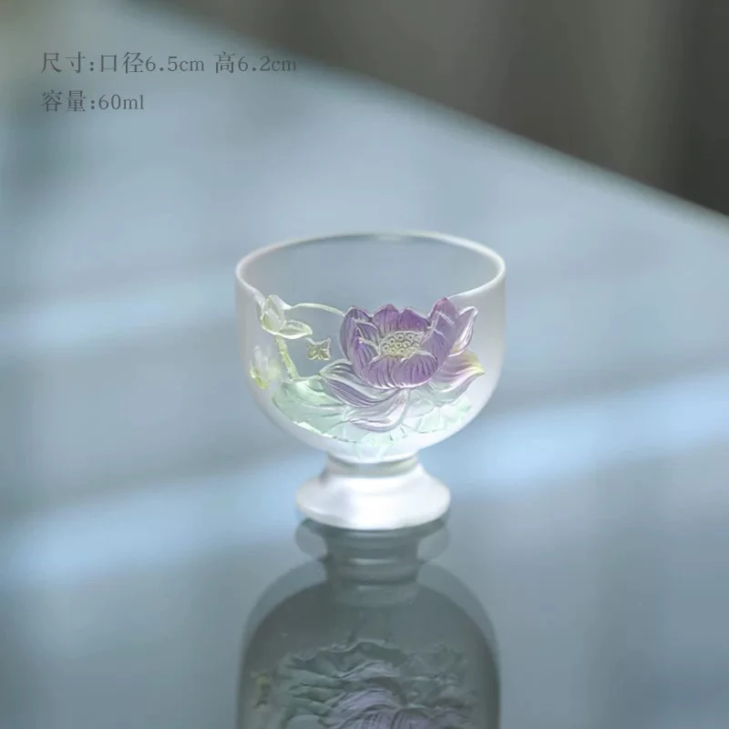 心缘堂荷花杯琉璃