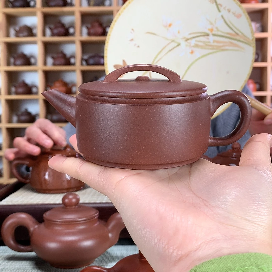 紫砂汉瓦紫砂壶手工制作