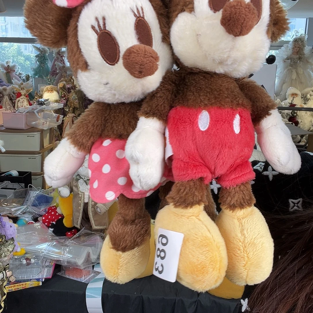 夺***腿毛绒687号一对米奇米妮