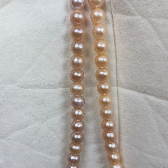 淡水珍珠银S925镶嵌颈饰