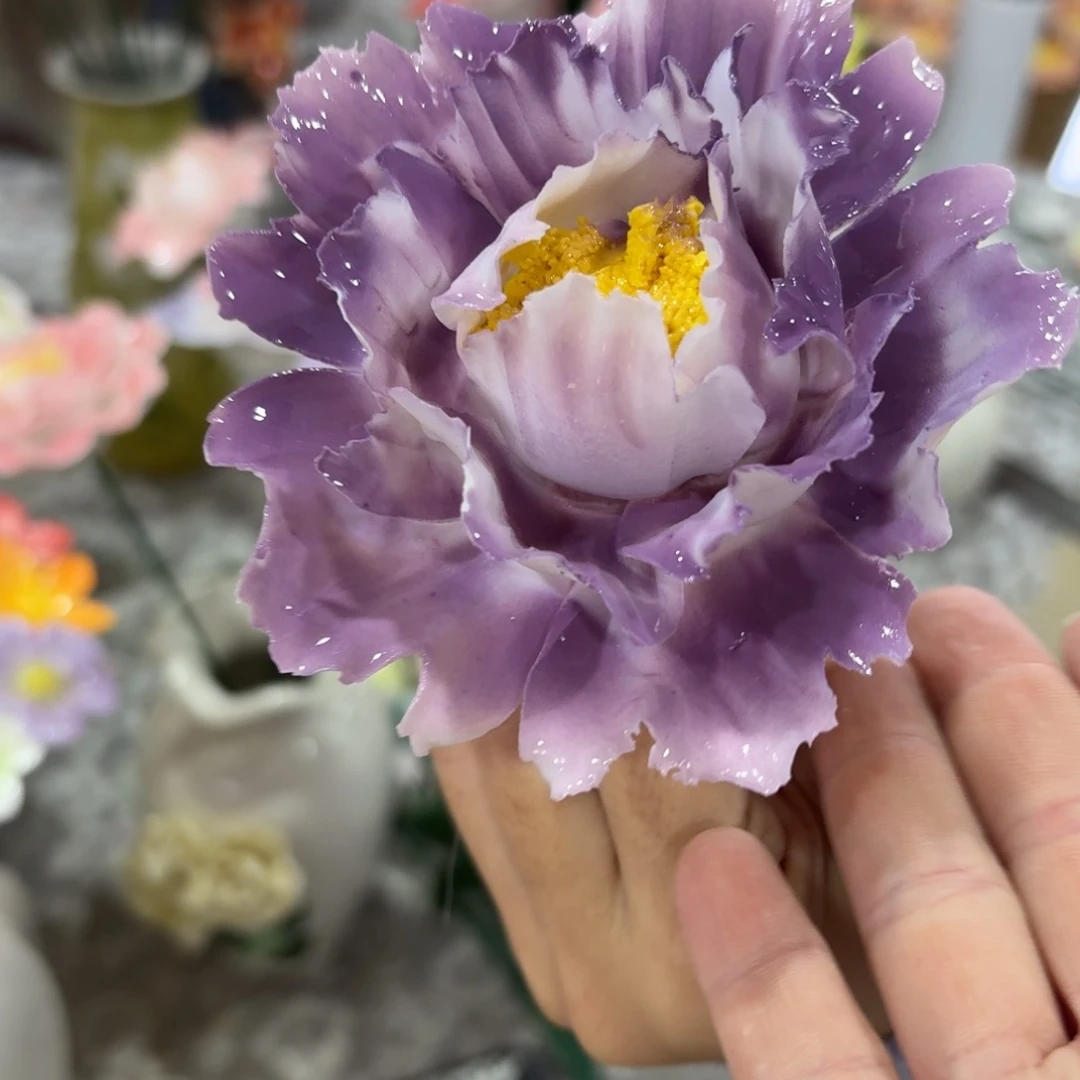 陶瓷花拍满20元发货，退款拉黑