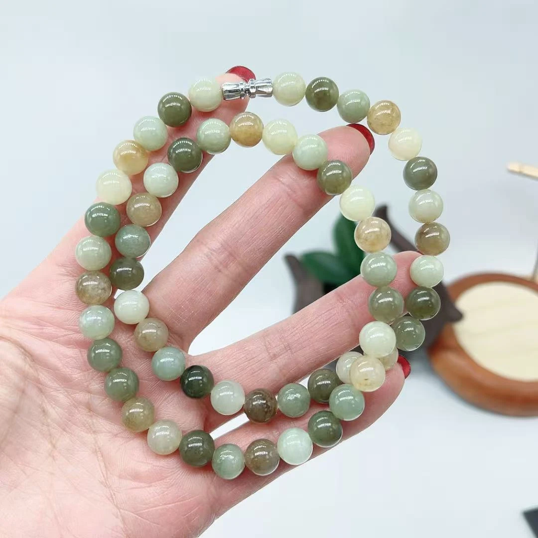 【玉美人曌璞阁】和田玉多宝项链约卡8（多样性发货拍一发一）