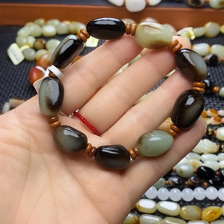 未镶嵌手链和田玉桐*