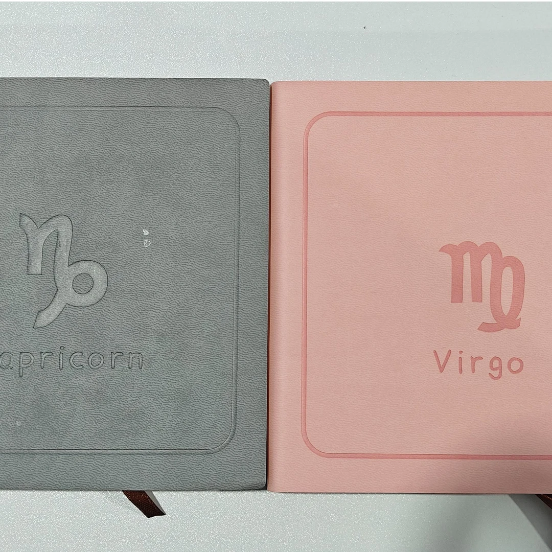 1-1 方形星座本/2本装颜色随机