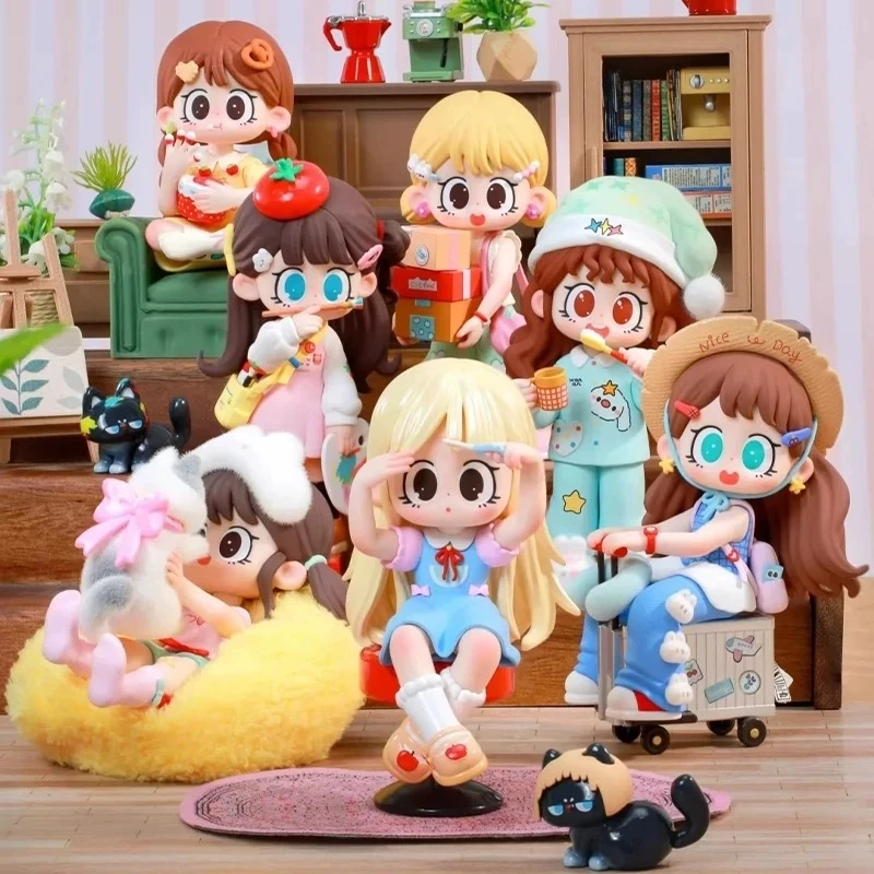 【拆盒】milay蜜啦少女盲盒三代慵懒时光系列手办