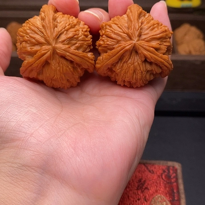 芬***料把件文玩核桃白奔