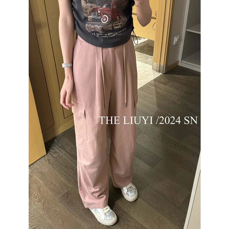 【LIUYI】辣妹裤~夏季工装休闲裤45016