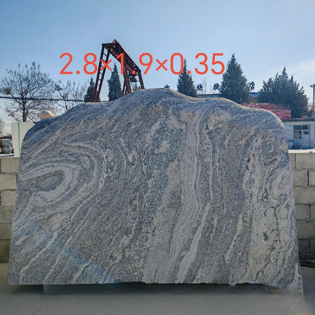 自然风景雪浪石切片组合大型景观石适合校园公园刻字门牌石