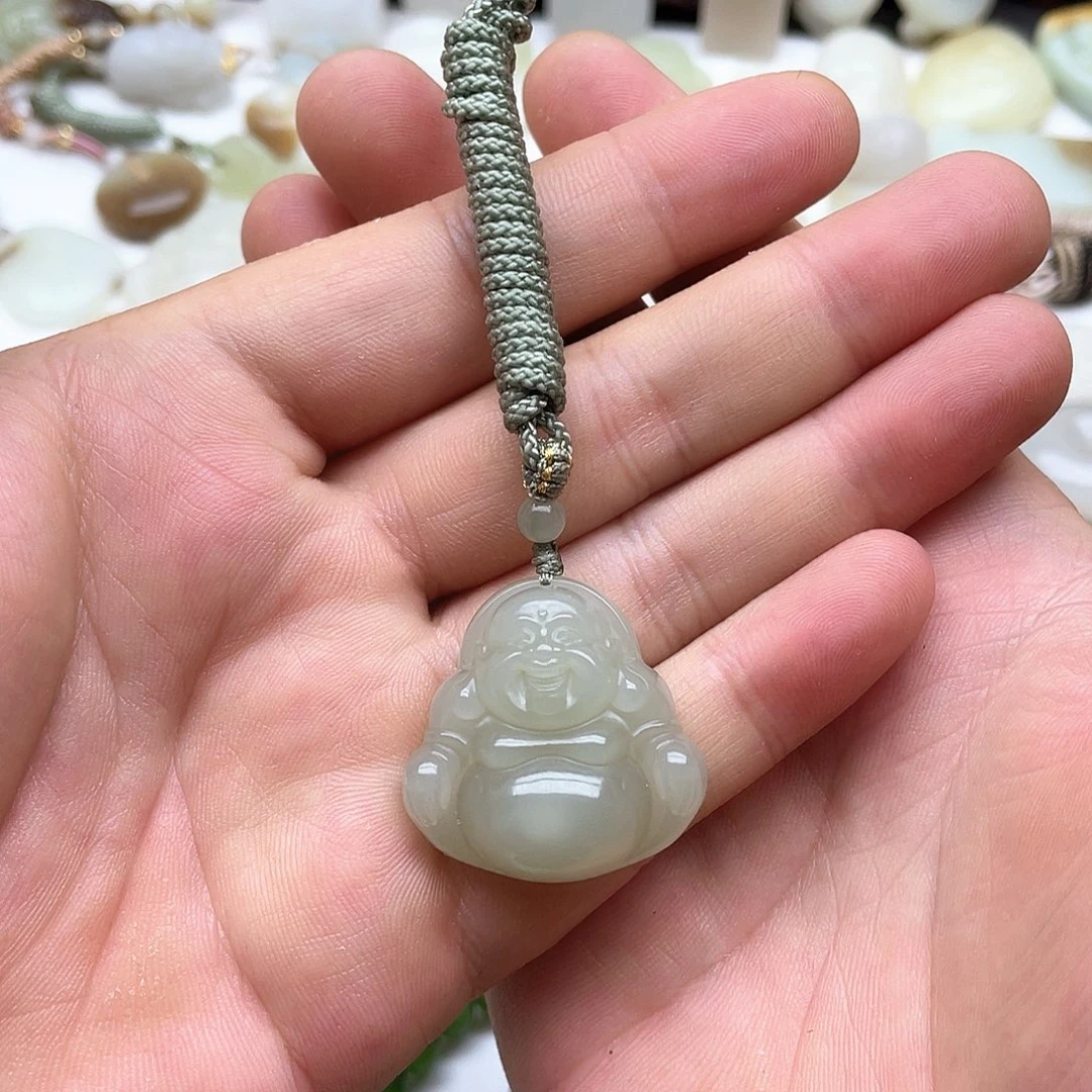 和田玉未镶嵌吊坠(不含链)