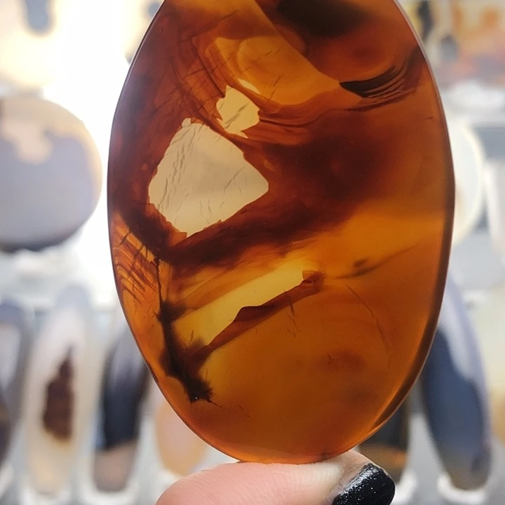 查罗石未镶嵌珠宝半成品2