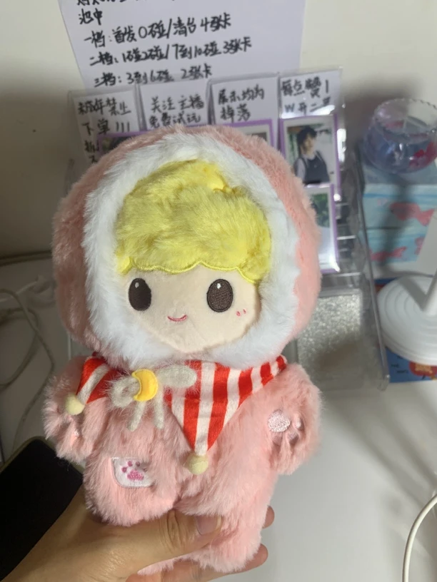 三专米爆棉花娃娃night款官方正品未绑定一起长大款