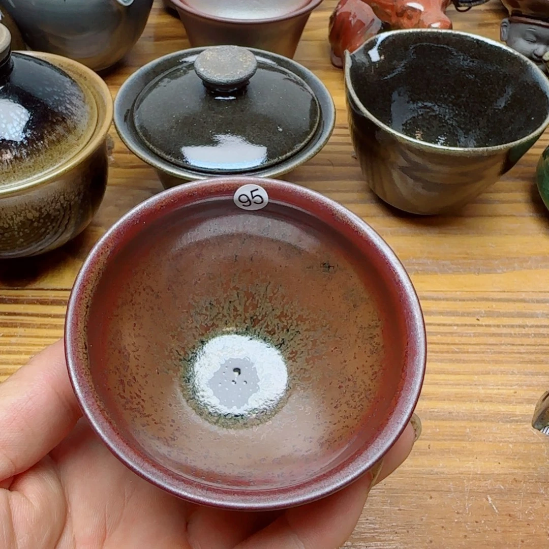 茶盏建窑建盏茶器微瑕