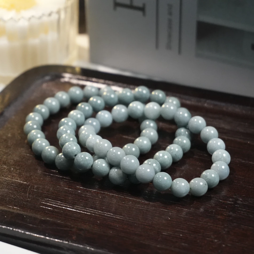 【书记甄选】天然翡翠单圈手链  多样式发一 约8mm GD1510