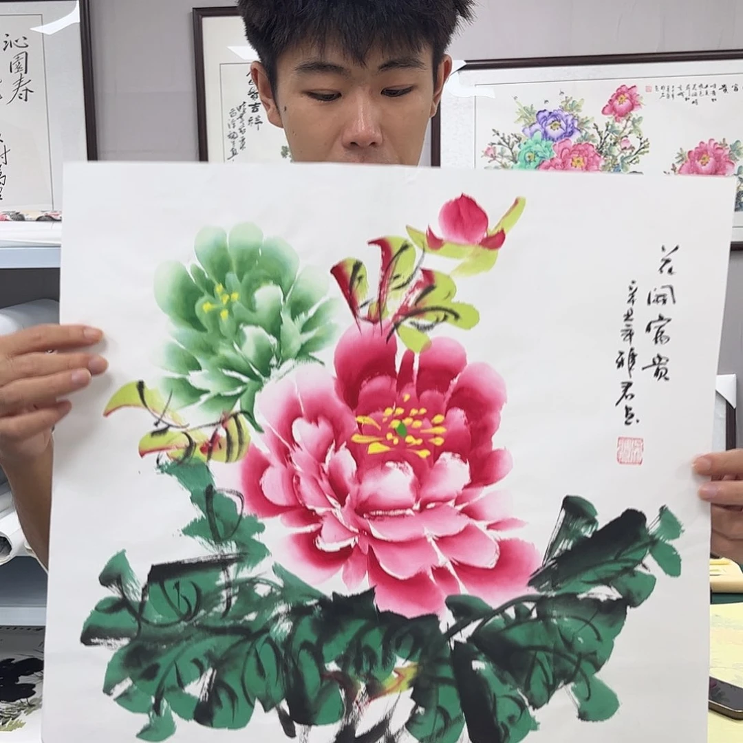 国画宣纸国画纯手绘作品