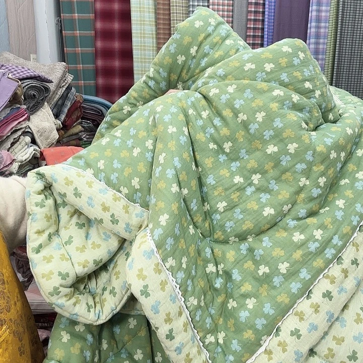 棉2米×2.3米春秋被双层纱棉花