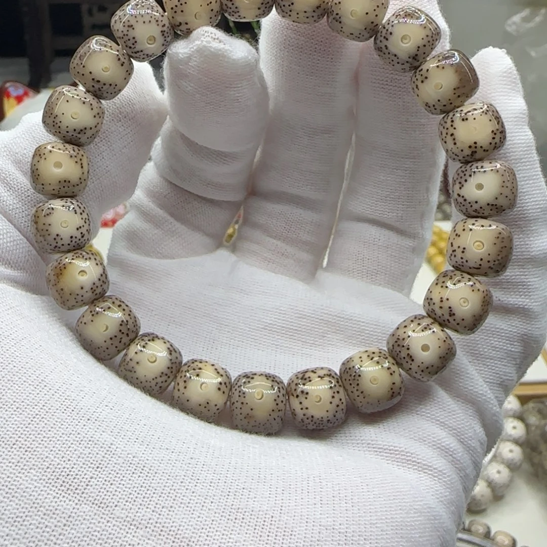 手串星月菩提粉冰大眼10×9一朵果a3