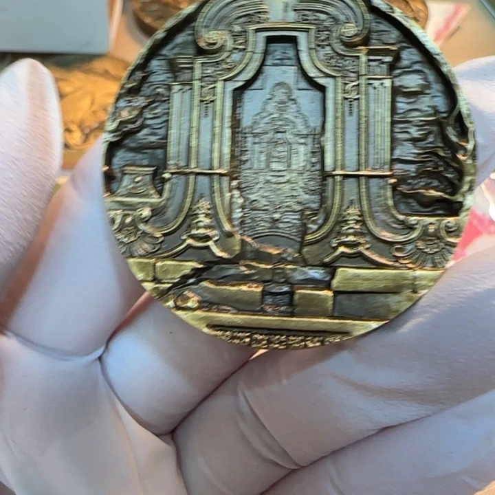 其他普通金属圆明园铜章一枚