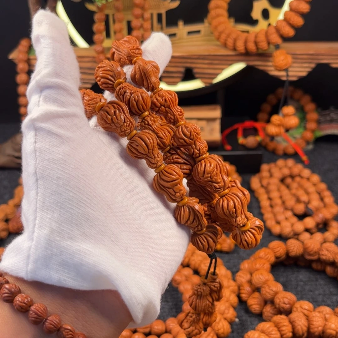 桃核手串文*F10链接脖挂