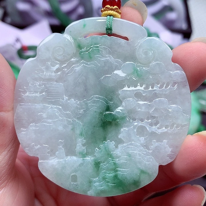颈饰未镶嵌翡翠翡翠