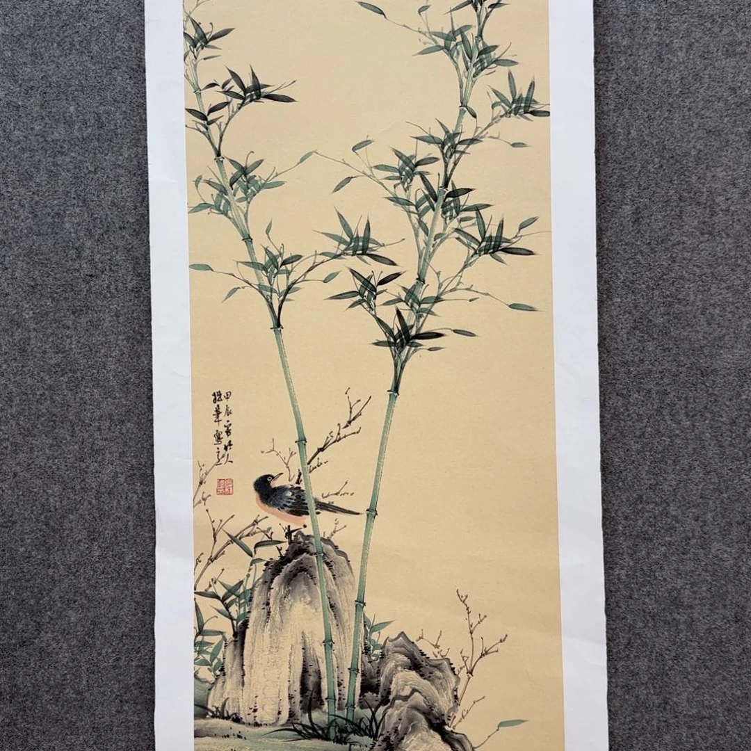 国画写竹人张小伟老师手绘作品