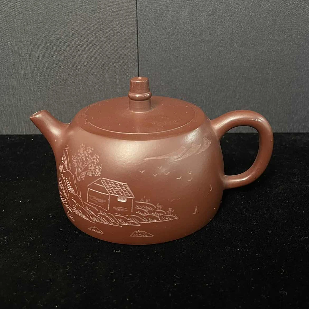 宜兴手工紫砂陶 茶壶GS3453-123