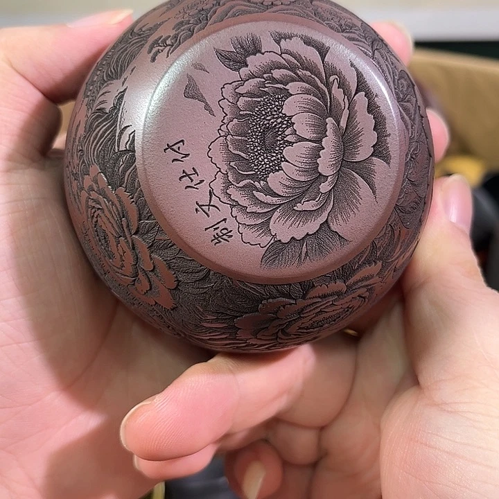 茶杯紫砂全手工紫砂主人杯