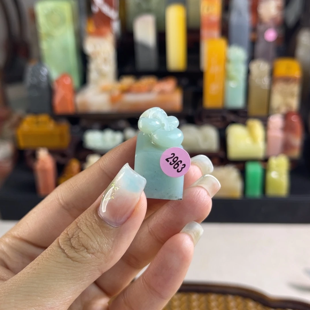 昌化石印石鹤**人2963包邮包刻