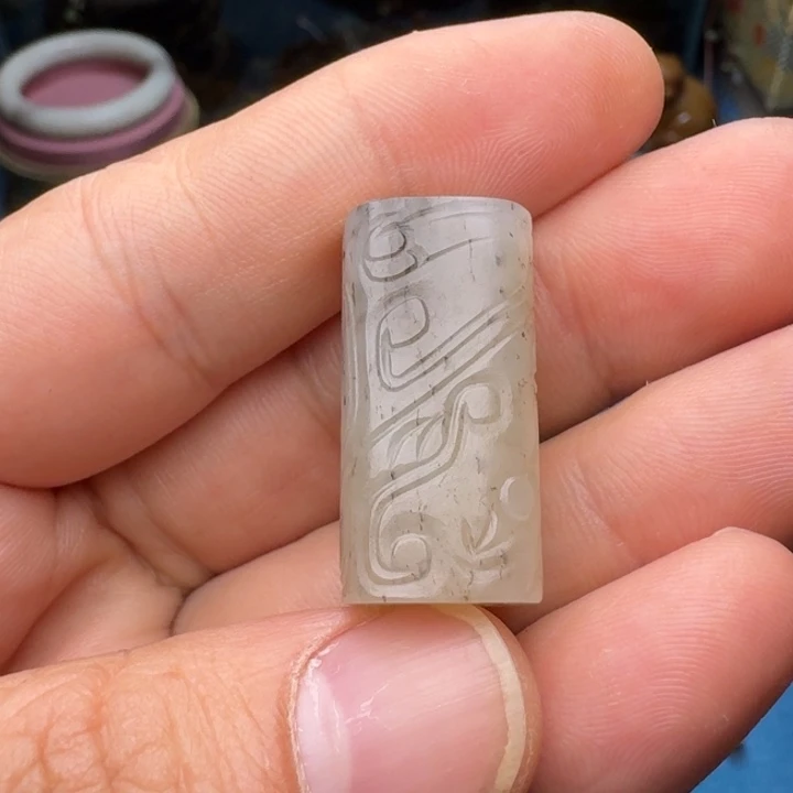 和田玉（白玉）颈饰未镶嵌我**了