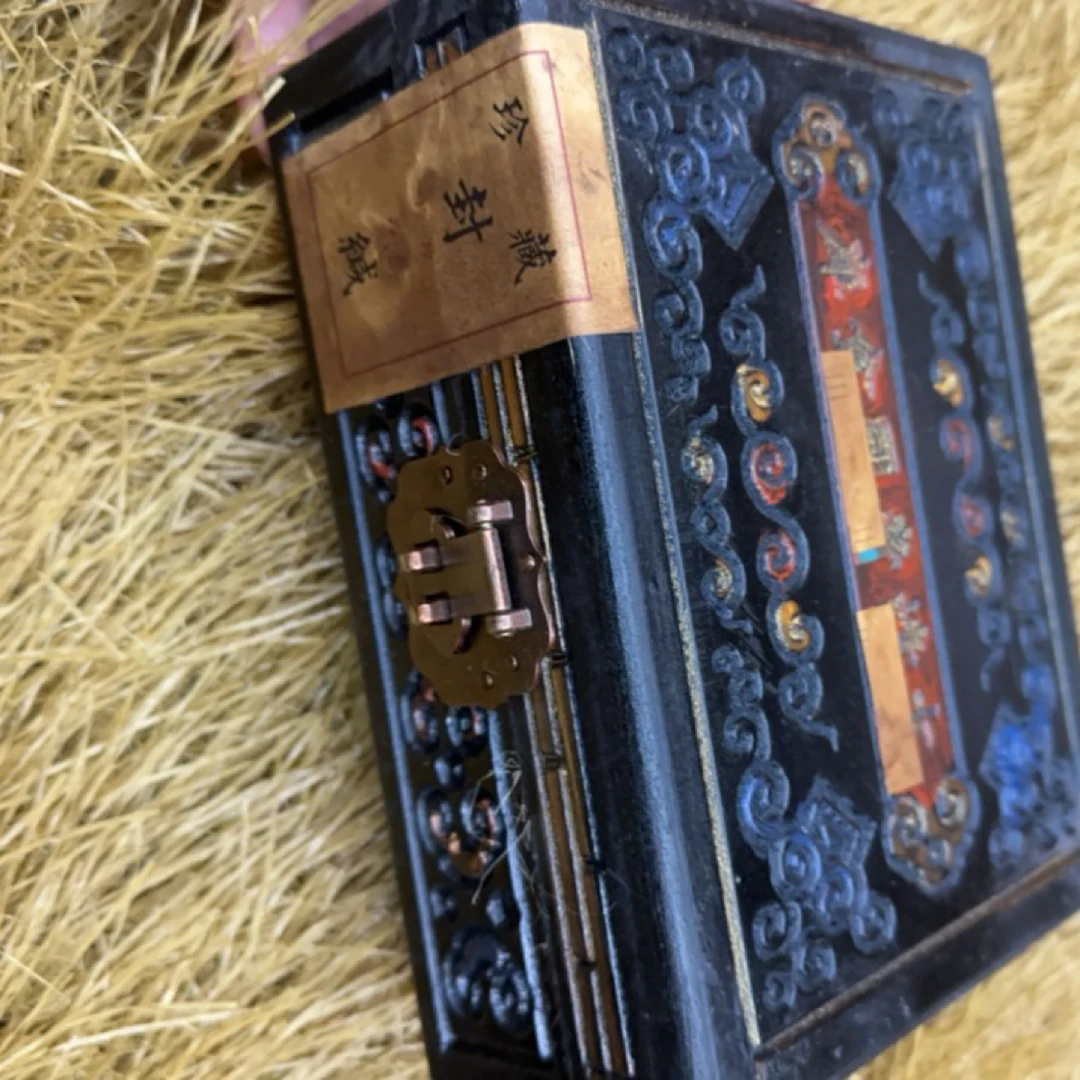 【闪购商品】福利《闷》黑红全车木盒摆件复古工艺风木头