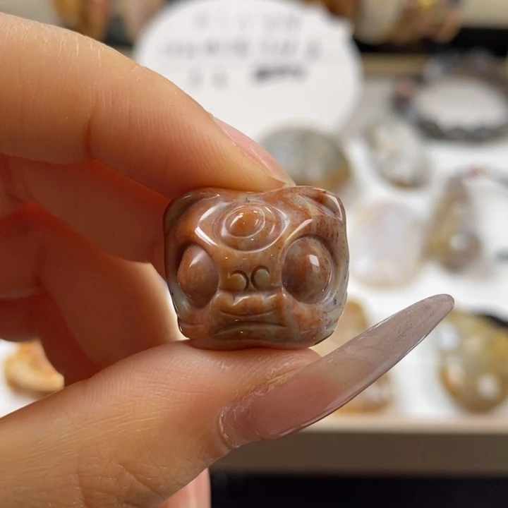 硅化玉吊坠(不含链)未镶嵌16号链接