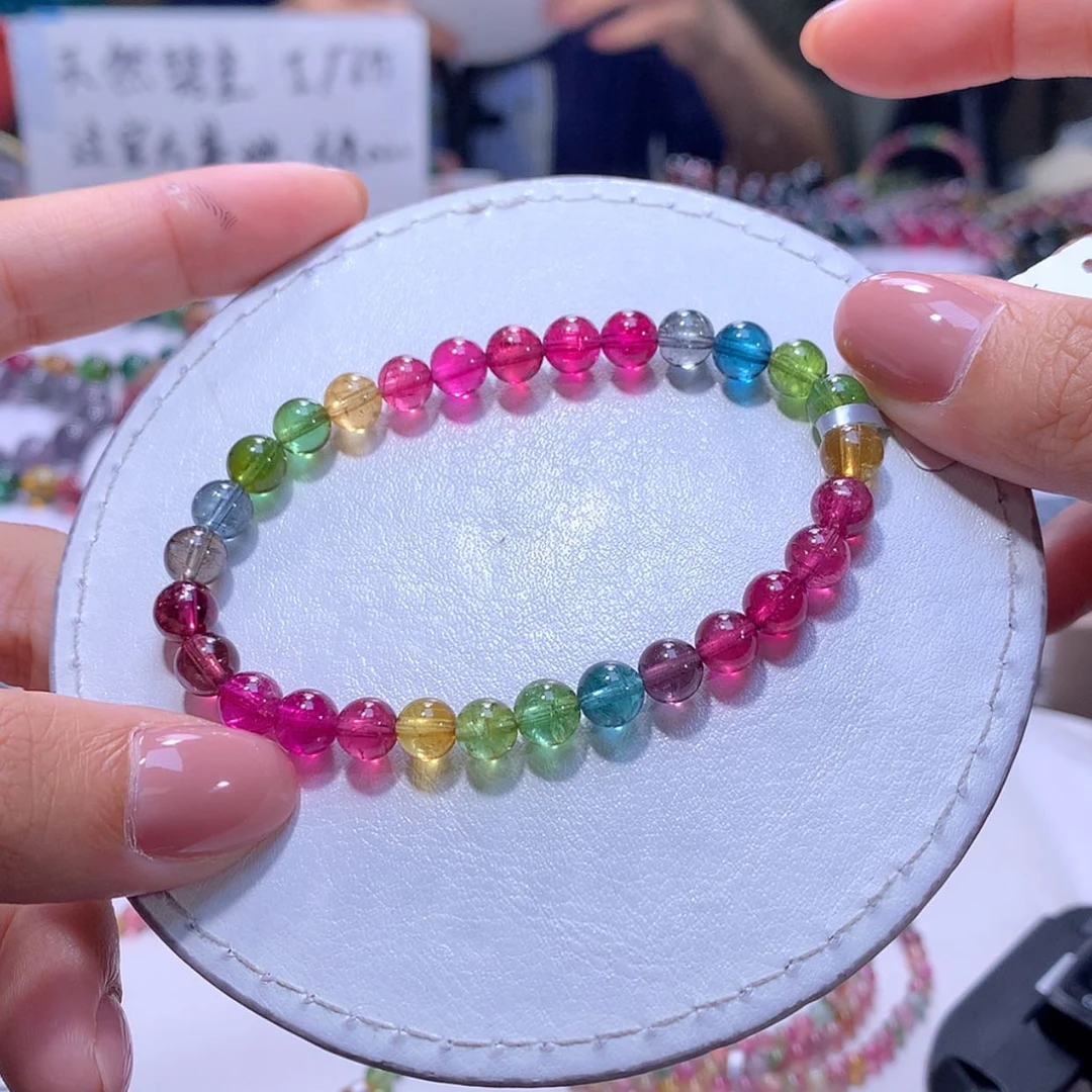 【闪购商品】未镶嵌手串碧玺6.4m