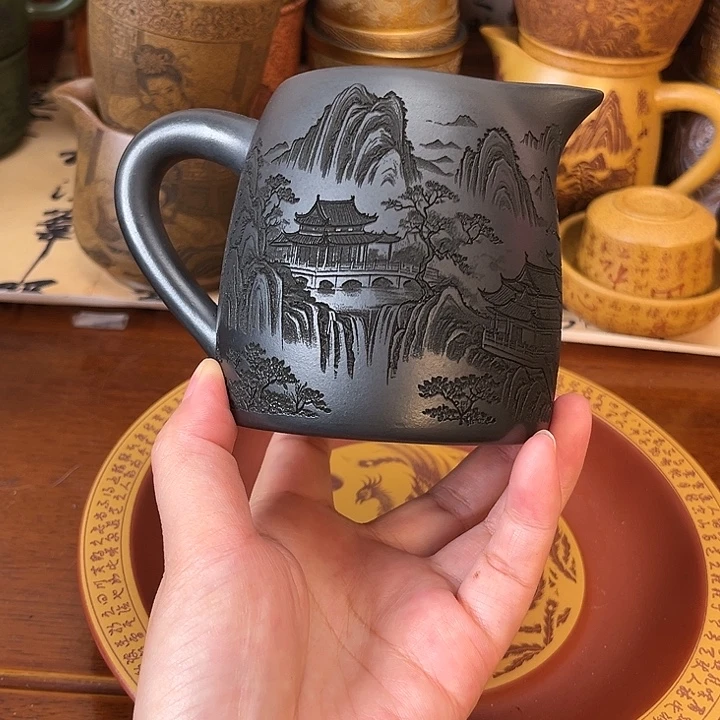 茶杯紫砂宜兴紫砂茶杯茶具