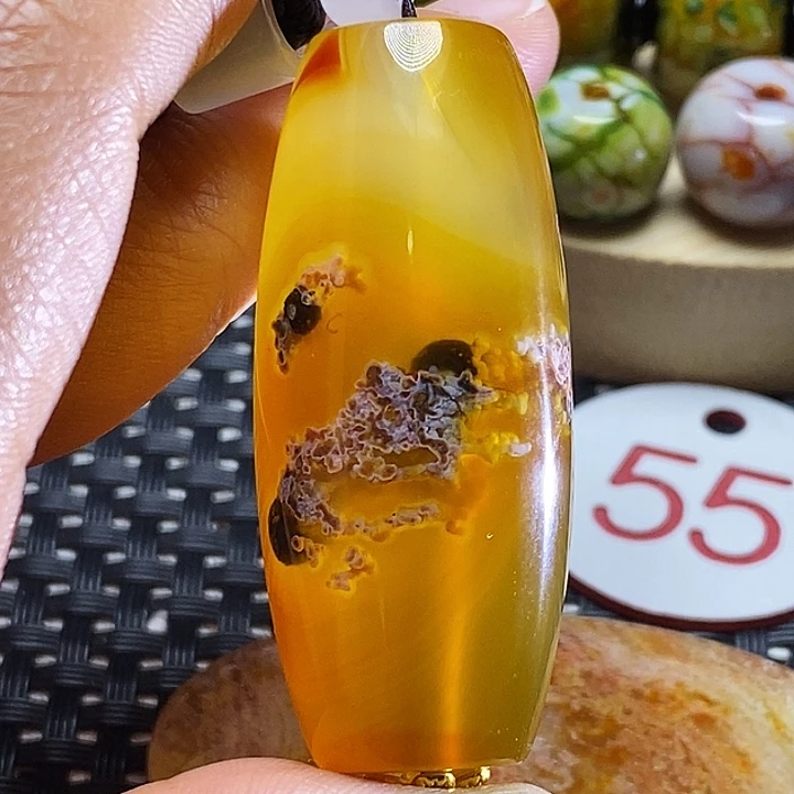 南***单玛瑙/玉髓未镶嵌颈饰