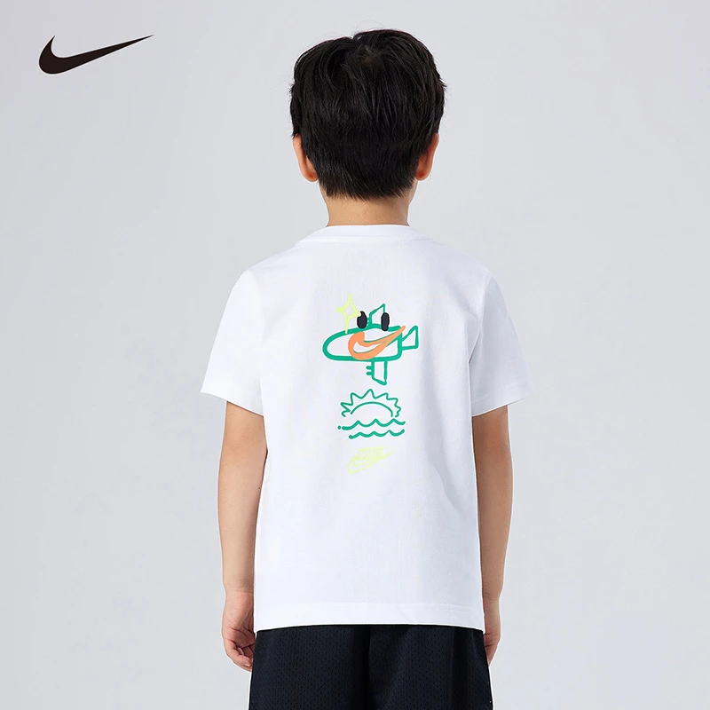 Nike耐克儿童童装男童时尚夏季户外短袖T恤NKB-TE-M440