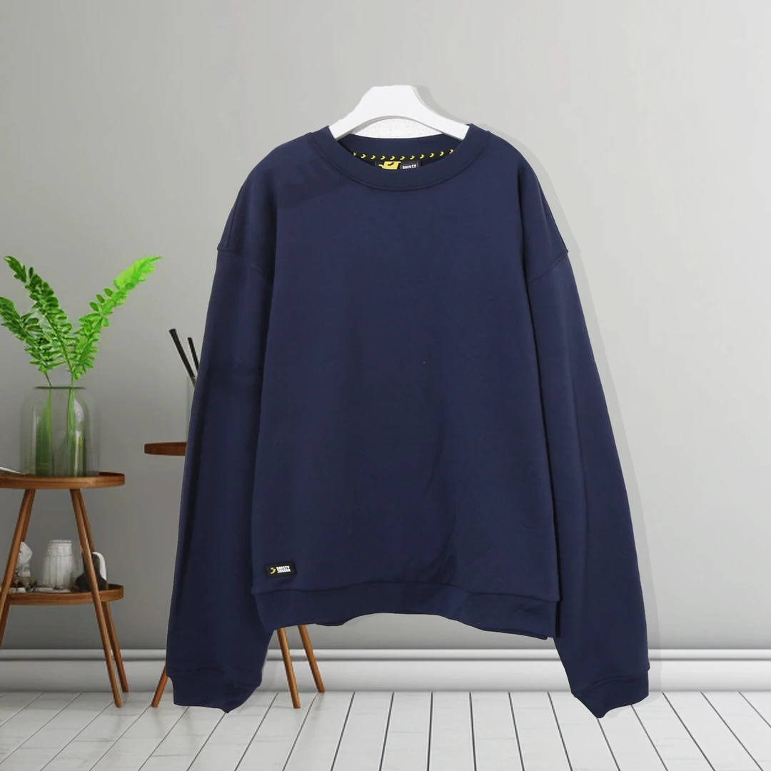 加绒运动休闲潮流卫衣男女同款中长款圆领H953(个别微色差 微残)