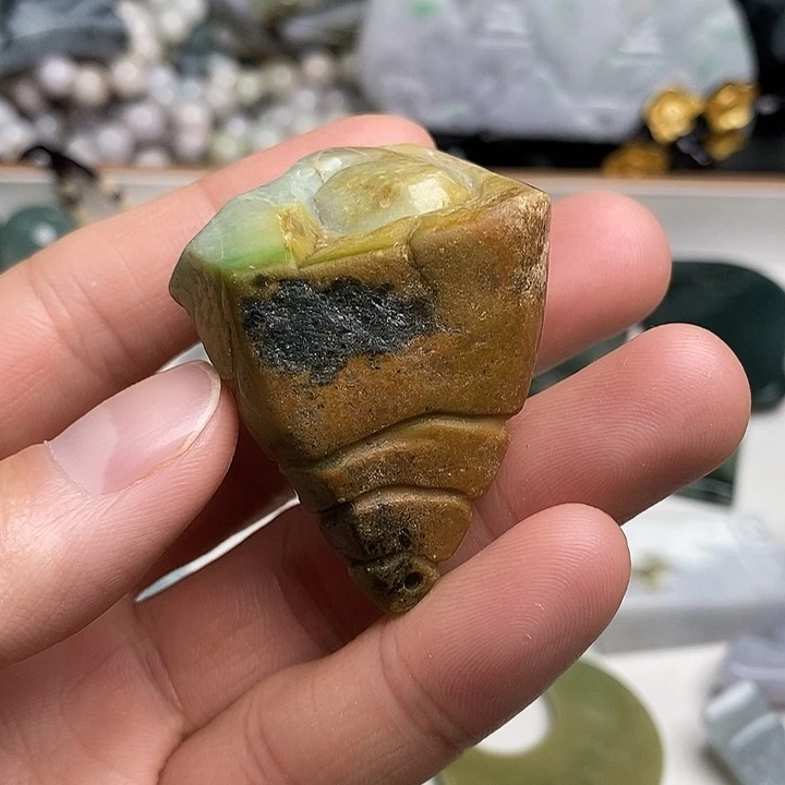 翡翠未镶嵌颈饰天然翡翠