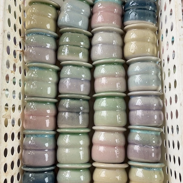 红陶量货/口高深浅搭配发6个